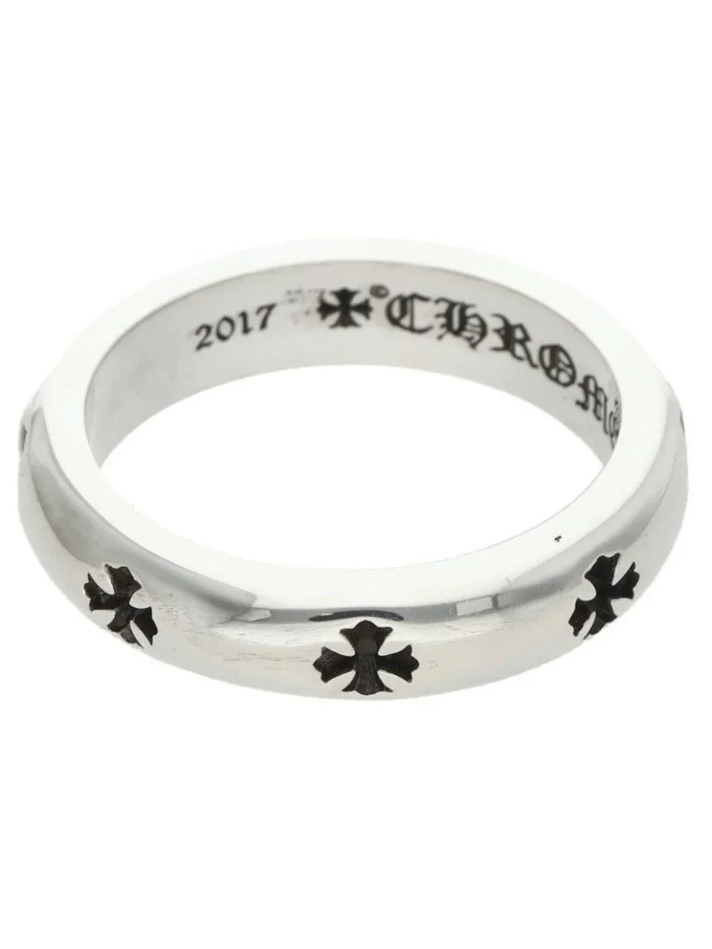 Chrome Hearts Negative CH Plus Silver Ring